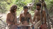 Ky, Fernando and Jeff look at the map for their next challenge.