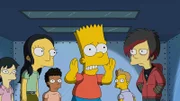 Bart (3.v.r.) hat einen ganz gewöhnlichen Weg gefunden, um an Ruhm zu gelangen. Doch wird er damit wirklich den gewünschten Erfolg erzielen?