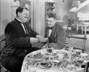 Oliver Hardy, Stan Laurel.
