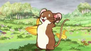 Die kleine Feldmaus freut sich über den Regen.