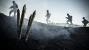 The 121st Engineers rush to clear a German minefield that's covered in traps.