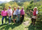 Die sechs Gartenbegeisterten v.li.: Saziye Diener, Volker Conrad, Annette Aller, Hans Breisacher, Carsten Göhner und Helga Wisser.