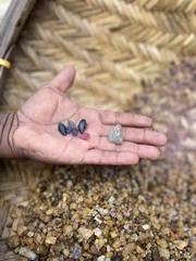 Fair gewonnene Saphire aus der ECOmine in Sri Lanka.