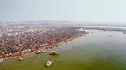 Kumbh Mela festival is one of the largest peaceful gatherings in the world, and considered as the "world's largest congregation of religious pilgrims".