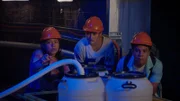 v.li.: Lila Gray (Izellah Connelly), Meesha Rai (Inessa Tan), Nori Harlow (Noah Akhigbe)