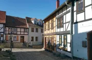 Gasse auf dem Münzenberg in Quedlinburg