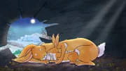 Vor lauter Vorfreude auf das Frühlingsfest kann der kleine braune Hase nicht einschlafen.
