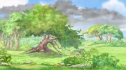 Der kleine Hase und die kleine Feldmaus entdecken beim Spielen auf der Wiese einen ganz besonderen Baum. Er sieht nicht nur schön aus und trägt köstlich aussehende Früchte, man kann vor allem toll auf ihm spielen. Sie erklären ihn zu ihrem neuen Lieblingsbaum.