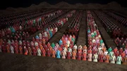 Eine Armee für die Nachwelt. Die Terrakotta-Krieger von Xi’an, wie sie zu Zeiten Qin Shi Huangdis ausgesehen haben.