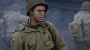 Captain Sidney Smith leads the way in clearing a path through the minefield.