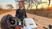 Ein Punkt auf der Bucket-List: Mira Weingart unterwegs mit einem Motorrad von der Hauptstadt Lusaka zum Lower Sambesi.