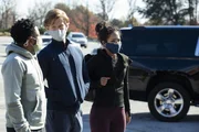 (v.l.n.r.) Wilt Bozer (Justin Hires); Angus MacGyver (Lucas Till); Riley Davis (Tristin Mays)