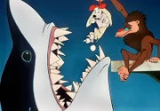 Rick spielt das Haifischspiel. Edel-Händin Pommes Frites fühlt sich gar nicht wohl in ihrer Haut.