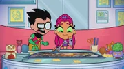 v.li.: Robin, Starfire