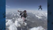 A skydiving dog.