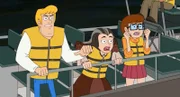 v.li.: Fred Jones, Daphne Blake, Velma Dinkley