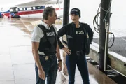 Special Agent Dwayne Pride (Scott Bakula, l.); Special Agent Hannah Khoury (Necar Zadegan, r.)