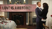 Sind glücklich miteinander: Barney (Neil Patrick Harris, l.) und Robin (Cobie Smulders, r.) ...