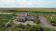 In dieser Anlage in den Everglades wurden Feststoffraketenantriebe für die Raumfahrt erforscht und getestet.