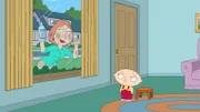 Lois Griffin (l.); Stewie Griffin (r.)