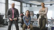 (v.l.n.r.) Chunk Palmer (Chris Jackson); Cable McCrory (Annabelle Attanasio); Danny James (Jaime Lee Kirchner)