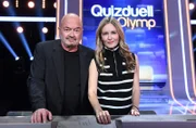 Die Kandidat:innen des Teams "Krimi": Florian Martens (l.) Schauspieler und Stefanie Stappenbeck (r.), Schauspielerin.