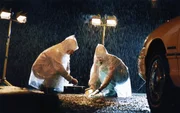 Gerichtsmediziner untersuchen den Tatort
