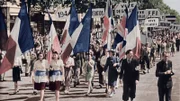 Eine Parade von Menschen