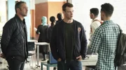 V.l.: Kelly Severide (Taylor Kinney), Matthew Casey (Jesse Spencer), Rashidi (Marquis Rodriguez)