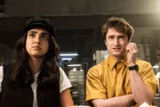 L-R:  Eliza (Geraldine Viswanathan), Craig (Daniel Radcliffe)