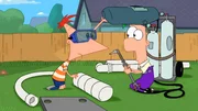 L-R: Phineas Flynn, Ferb Fletcher