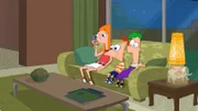 L-R:  Candace Flynn, Phineas Flynn,  Ferb Fletcher