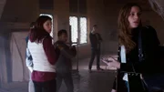 V.l.: Britta (Anna Bullard), Logan (Paul Adeyefa), Boyd (Joshua Dickinson), Camille (Juliette Dol)