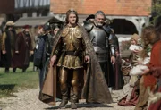 Henry VII. (Jacob Collins-Levy, l.); Jasper Tudor (Vincent Regan, r.)