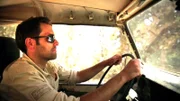 Dave Stotts braust mit seinem Jeep "Steve McQueen" durch das Heilige Land