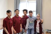 v.l.: Mert, Eric, Victor, Matts und Tom