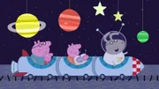 Familie Wutz erlebt ein tolles Abenteuer im Museum. Mit dabei ist sogar eine fast-richtige Reise zum Mond!