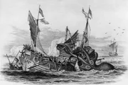 Ancient Aliens, Series 08 Episode 07 "Creatures Of The Deep", Showing the Kraken, © Getty Images.