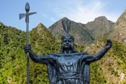The Inca Pachacutec in Aguas Calientes
