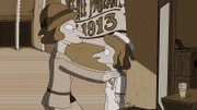 Für Mr. Burns gibt es nach der Zerstörung der Stadt eine Bedingung, um beim Wiederaufbau zu helfen: Er will eine eigene Varieté-Show ...