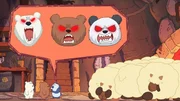 v.li.: Baby Ice Bear, Baby Grizz, Baby Panda