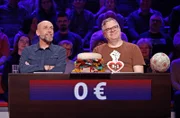 Rateteam-Kapitäne Elton (r.) mit dem ehemaligen Fußballspieler und- Trainer Holger Stanislawski (l.).