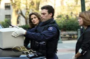 "One Wedding and a Funeral" -- Det. Stella Bonasera (Melina Kanakaredes) and Lindsay (Anna Belknap), on CSI: NY, Wednesday, Nov. 21 (10:00-11:00 PM, ET/PT) on the CBS Television Network. Photo: Eric Liebowitz/CBS©2007 CBS Broadcasting Inc. All Rights Reserved.