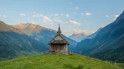 Eine Kapelle in den Bergen rund um den Bregenzer Wald