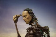 Android-Roboter ersetzt Speicherkarte.