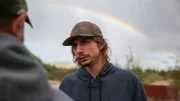 Parker Schnabel with rainbow in background.