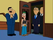 Stan (l.), Hayley (2.v.l.), George W. Bush (2.v.r.)