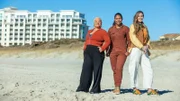 Mika Kleinschmidt, Kim Myles and Kim Wolfe as seen on 100 Day Hotel Challenge, Season 1.