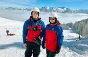 Jobtausch extrem - norwegische Hundeführer als Bergretter im Allgäu. Weiteres Bildmaterial finden Sie unter www.br-foto.de.