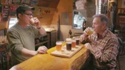 Glenn and Brian Sprauge of Sprauge Farm Brews doing a taste test after tour